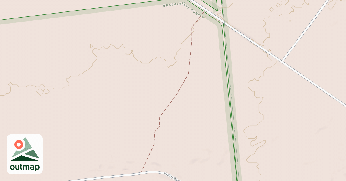Map of Bear Run Trail