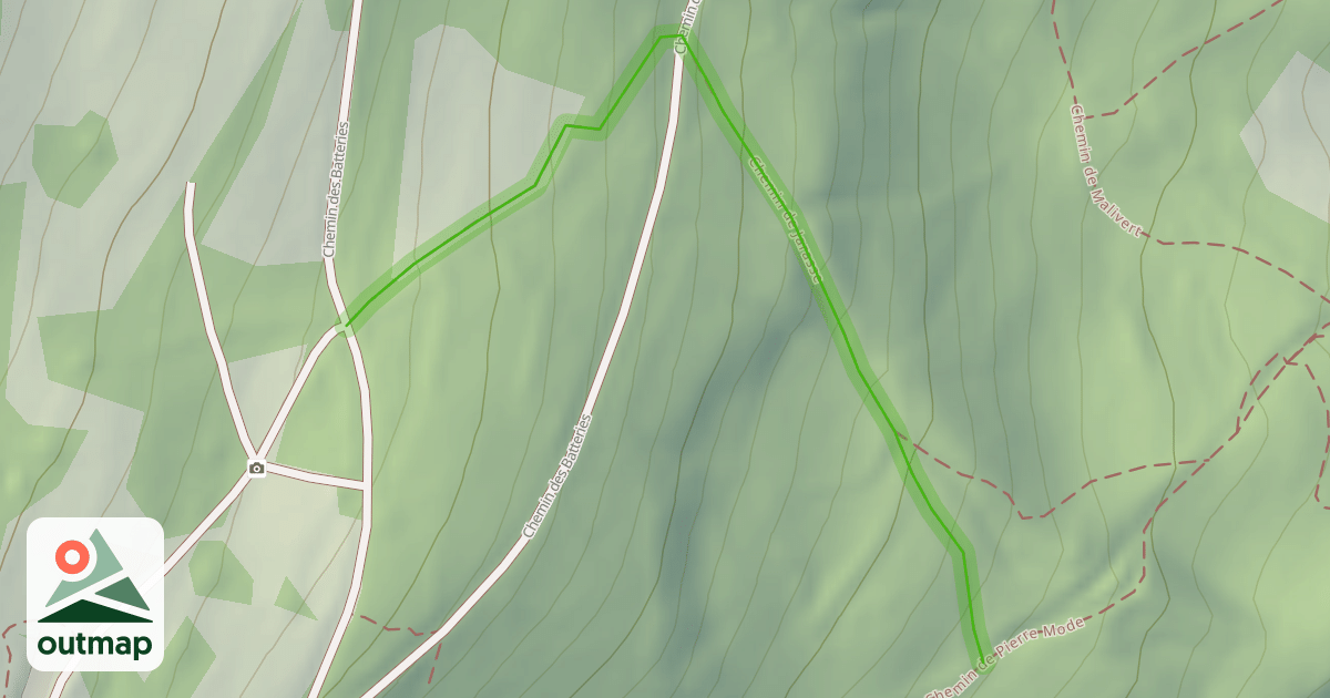 Map of Chemin de Jarasse