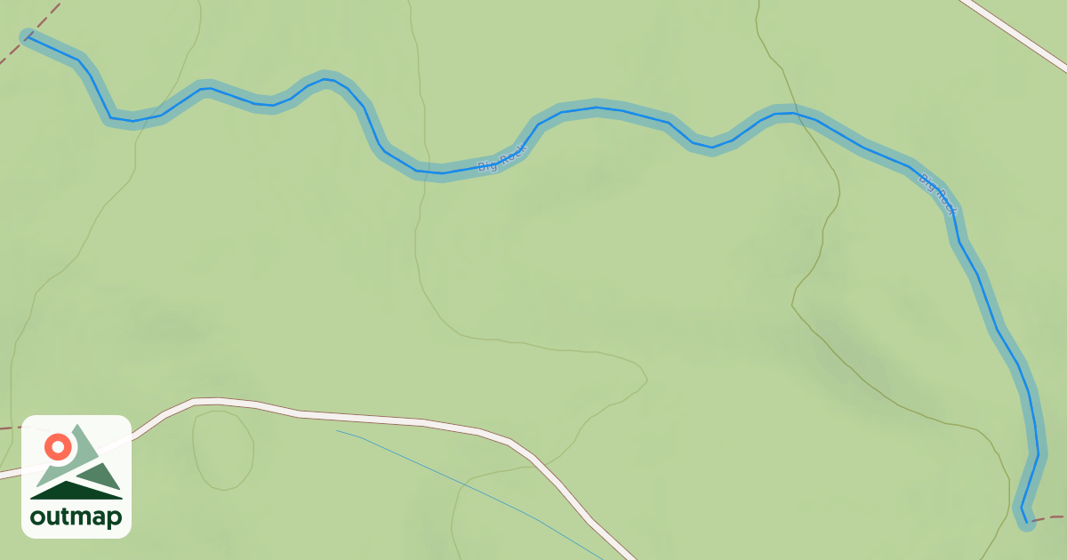 Map of Big Rock