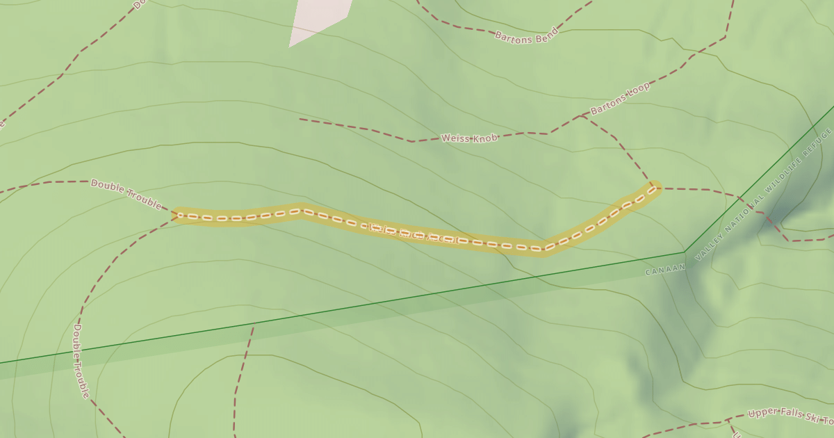 Map preview of Weiss Knob Ascent