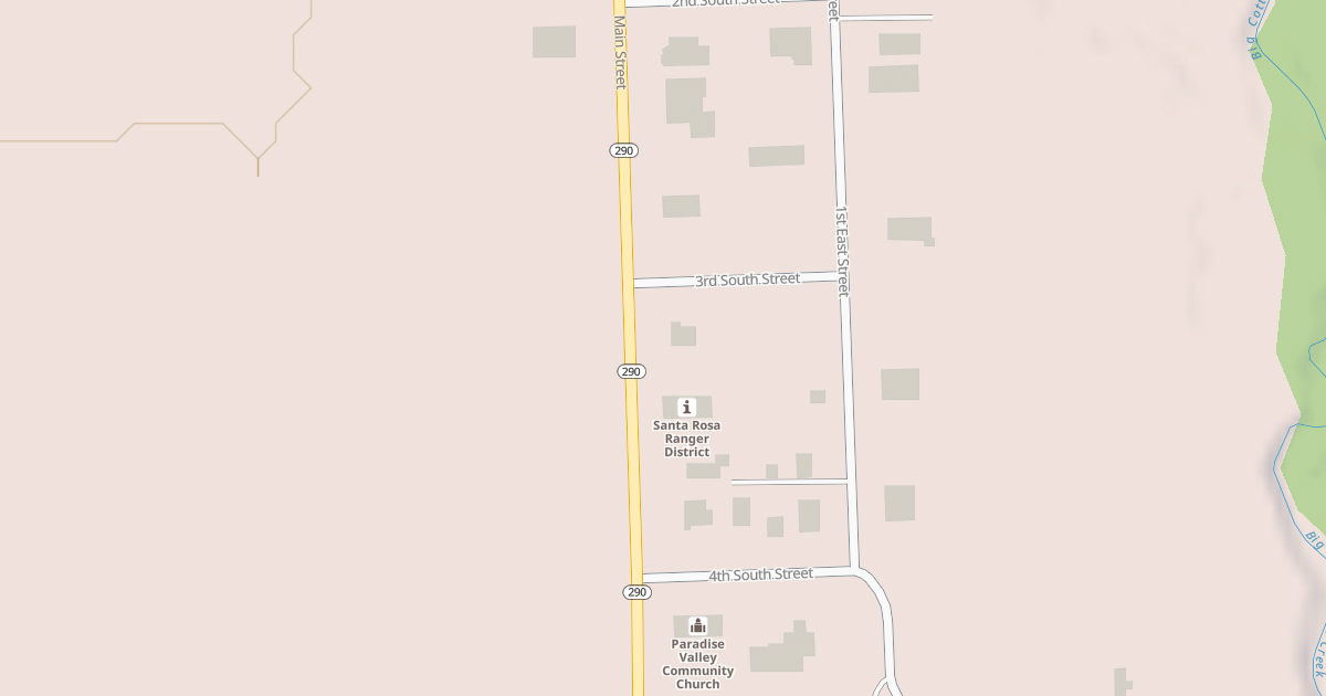Map preview of PARADISE GS DRIVEWAY