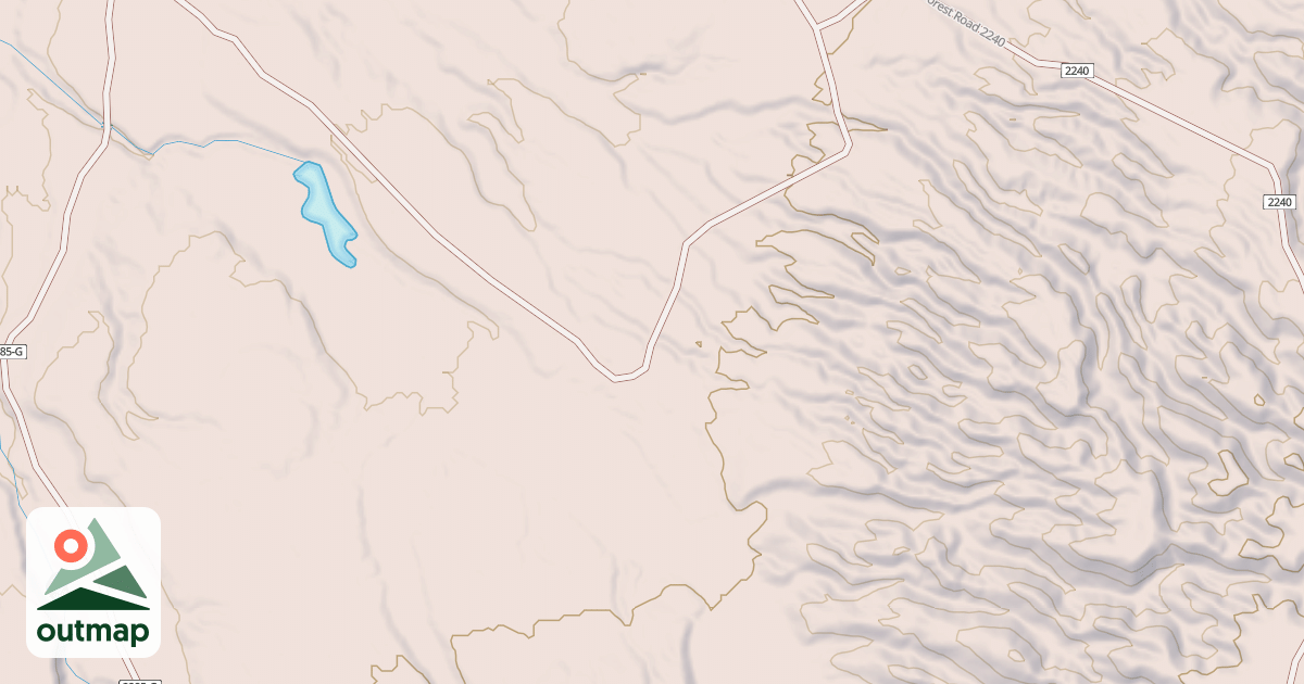 Map of USFS Motor Vehicle Use Map Trails 21558