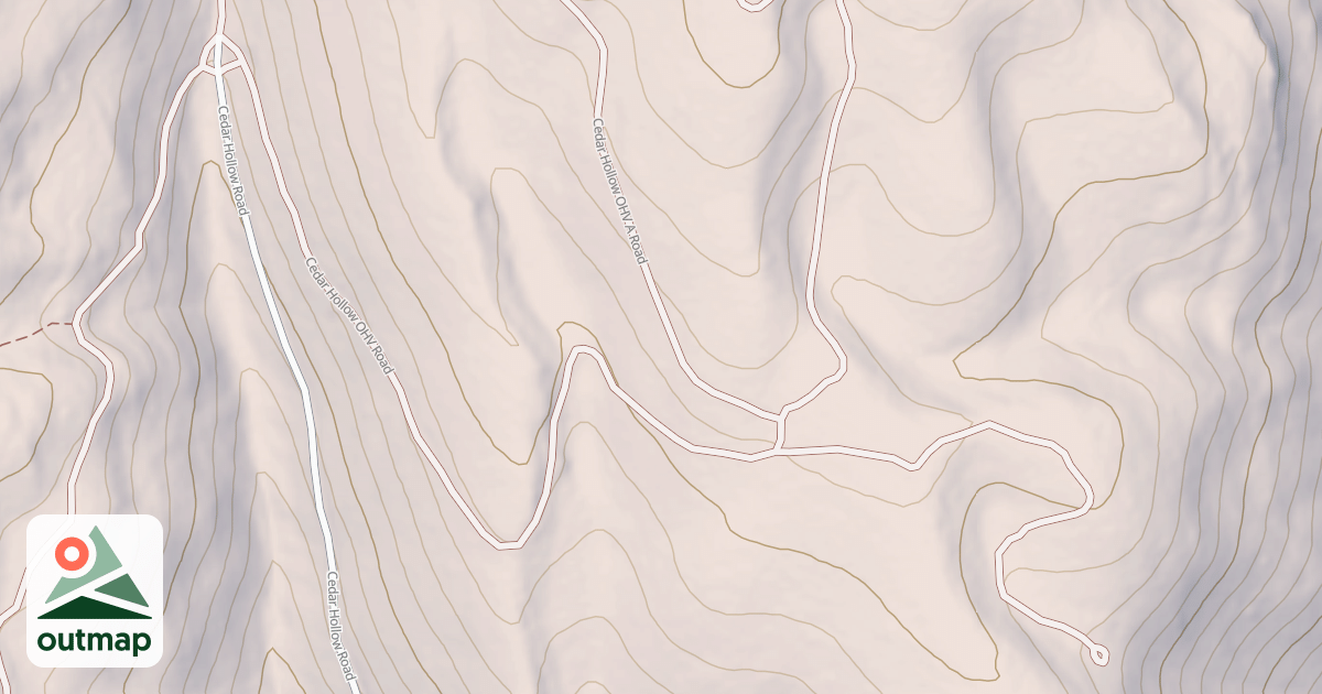Map of CEDAR HOLLOW OHV