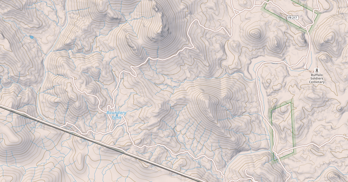 Map preview of SENTINEL PEAK