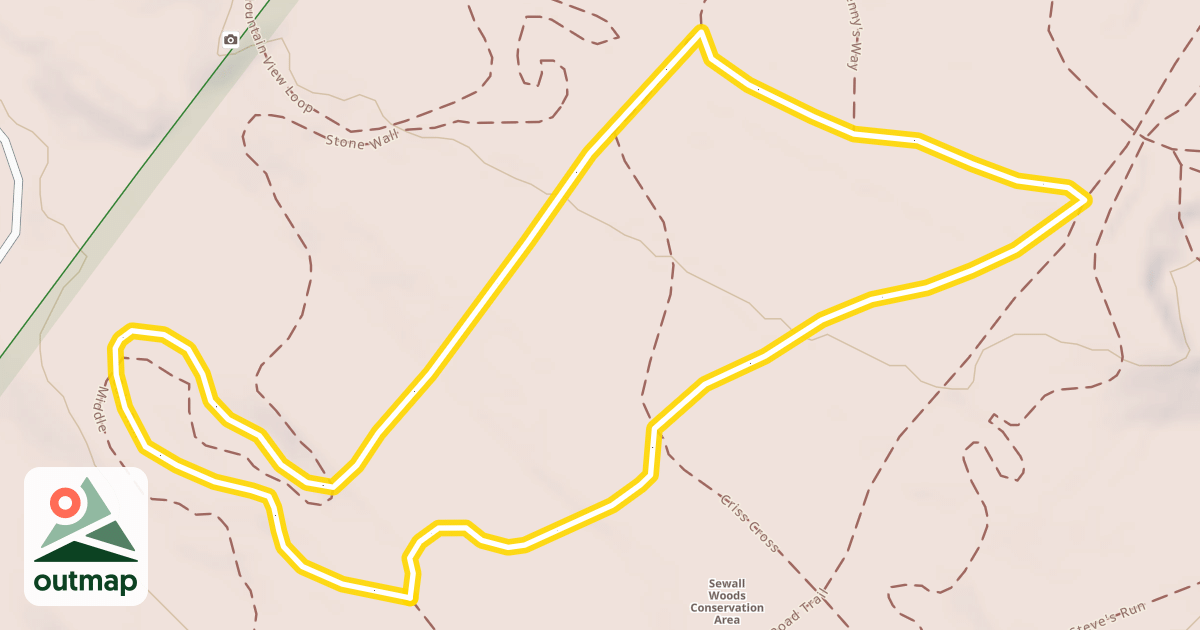 Map of Cal's Run