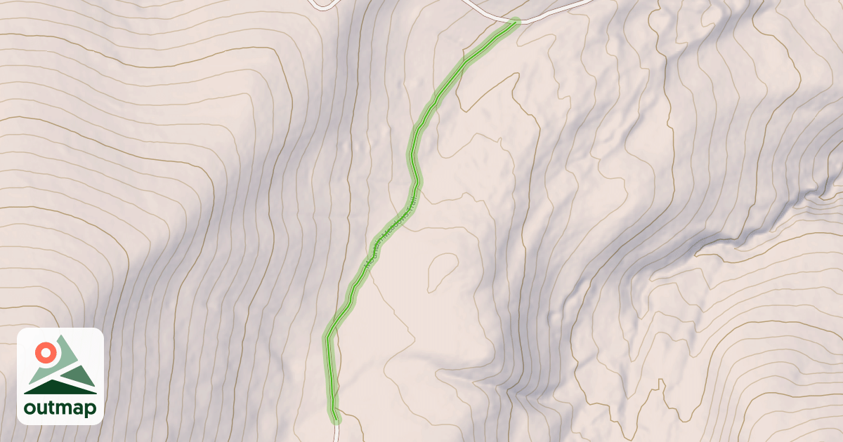 Map of Mountain Meadows Trail