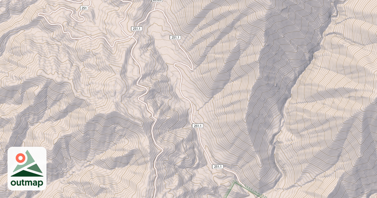 Map of EAST FORK SWANHOLM