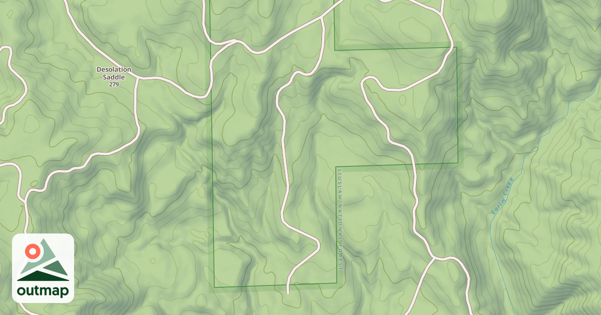 Map of USFS National Forest System Roads {D6D68244-21CF-425D-B7CB-1C792D7879C6}