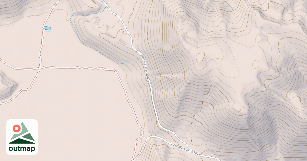 Map of SINK HOLE LOOP
