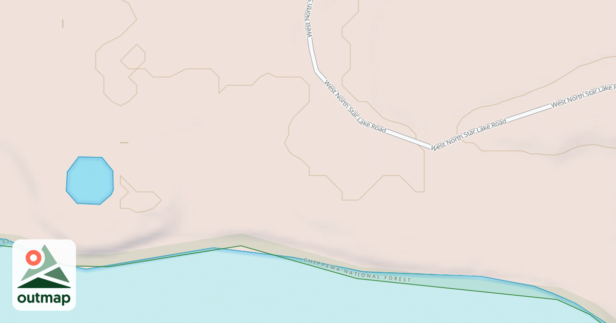 Map of DEAD HORSE LK CARRY-IN ACCESS