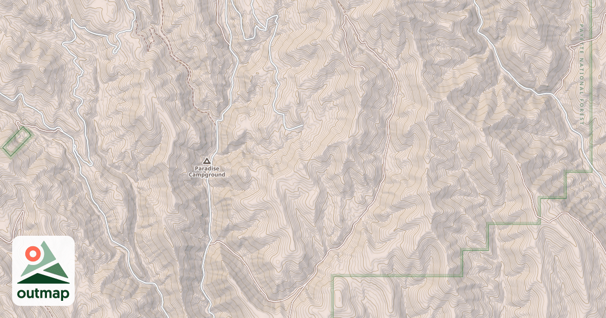 Map of HITT CREEK