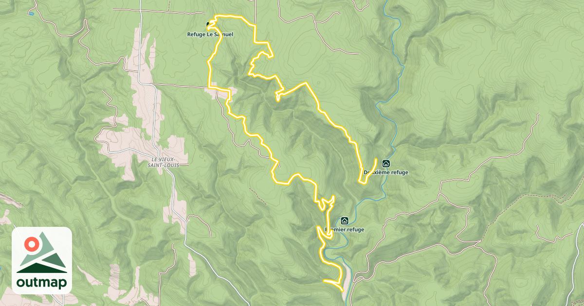 Map of Le Samuel