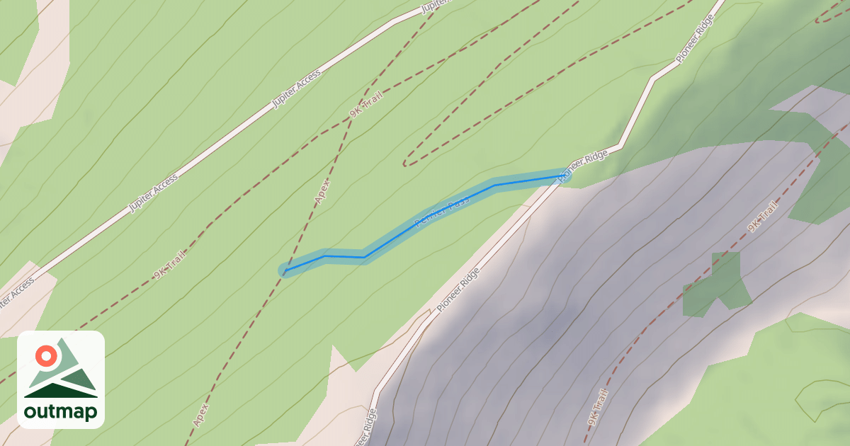 Map of Perrier Pass