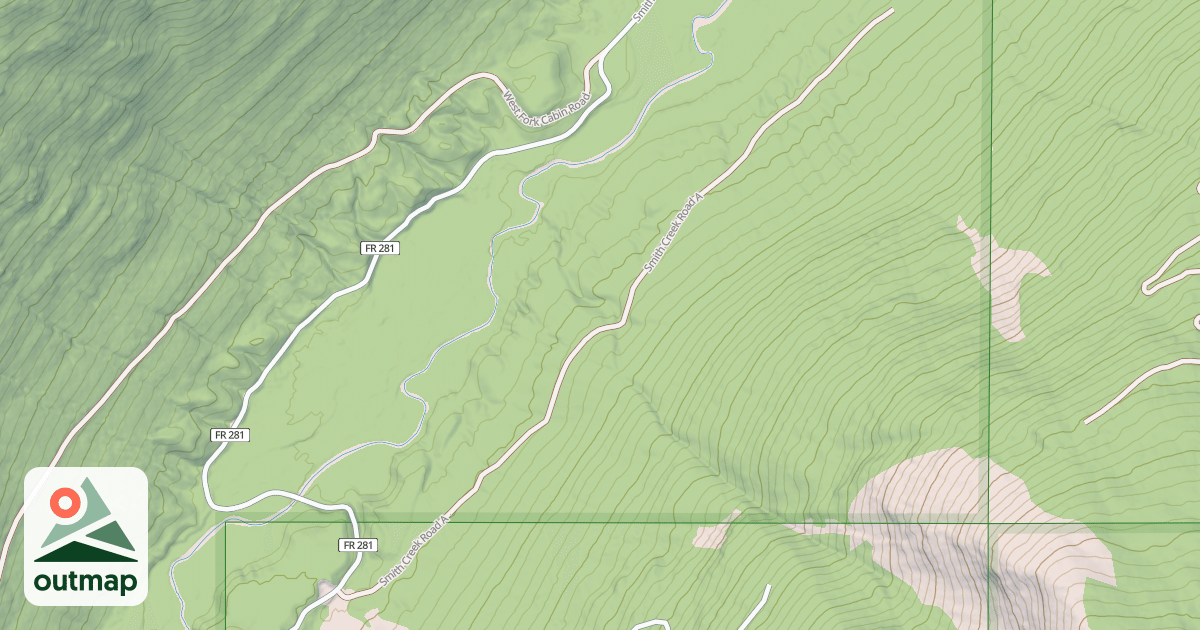 Map of SMITH CREEK A