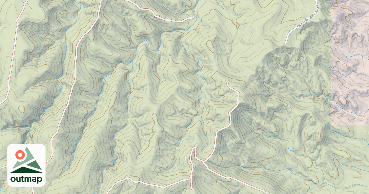 Map of 16049: Temblor Ridge