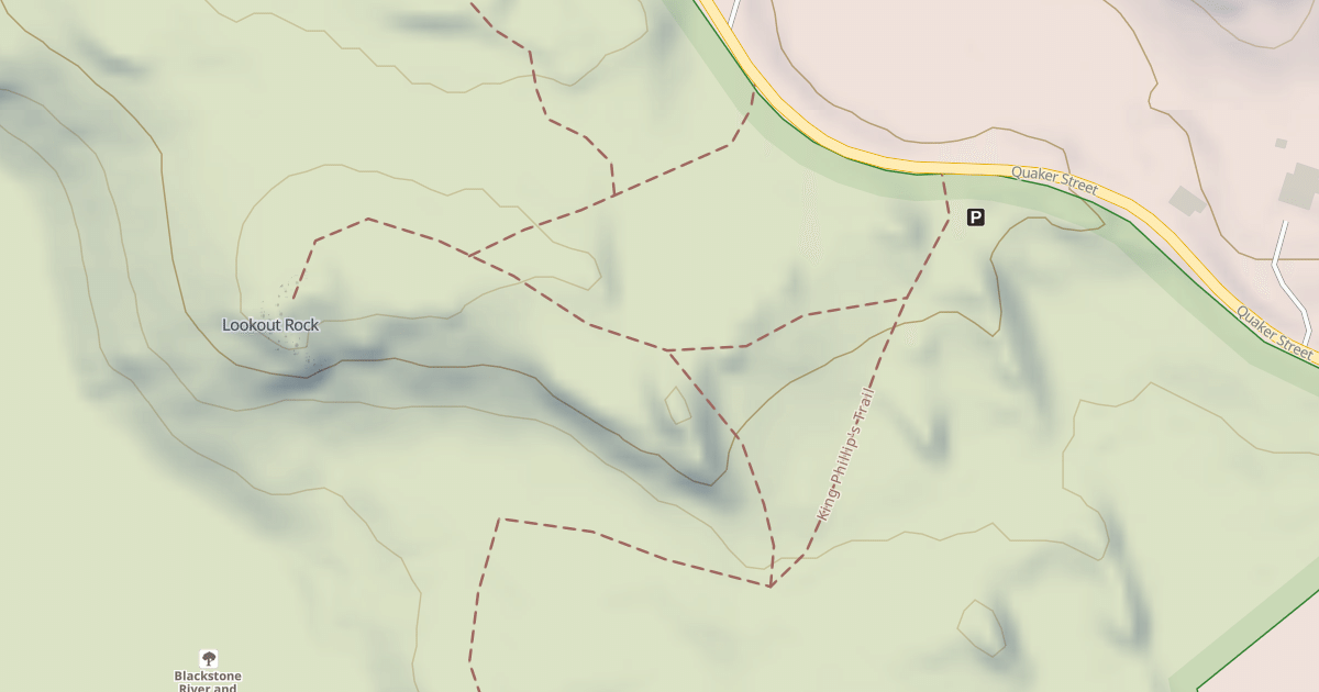 Map preview of Lookout Rock Trail