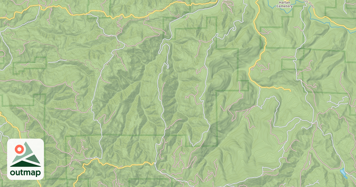 Map of GREEN RIDGE