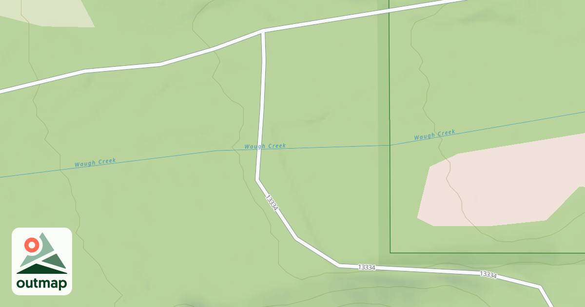 Map of (FDR) WAUGH GULCH