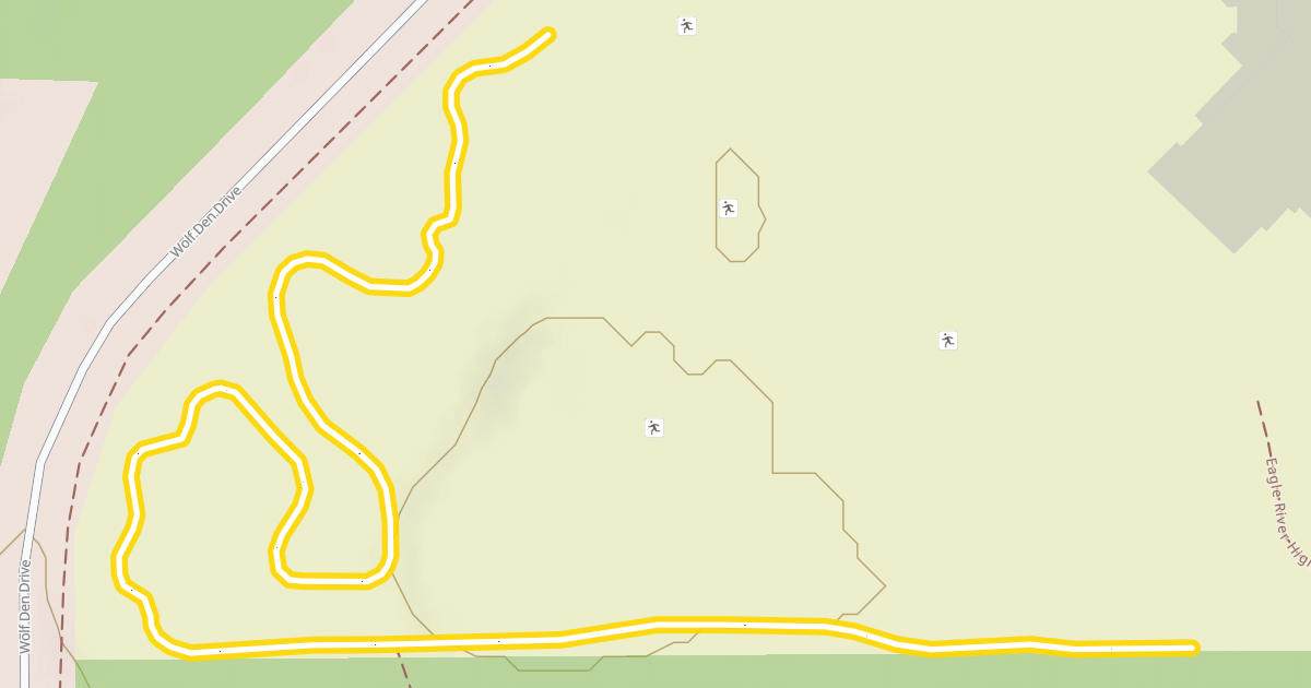 Map preview of Eagle River High School Loop