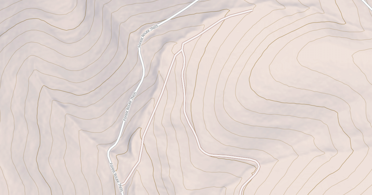 Map preview of USFS National Forest System Roads {3032AA4E-1409-4954-8EAE-29D4DDEF9367}