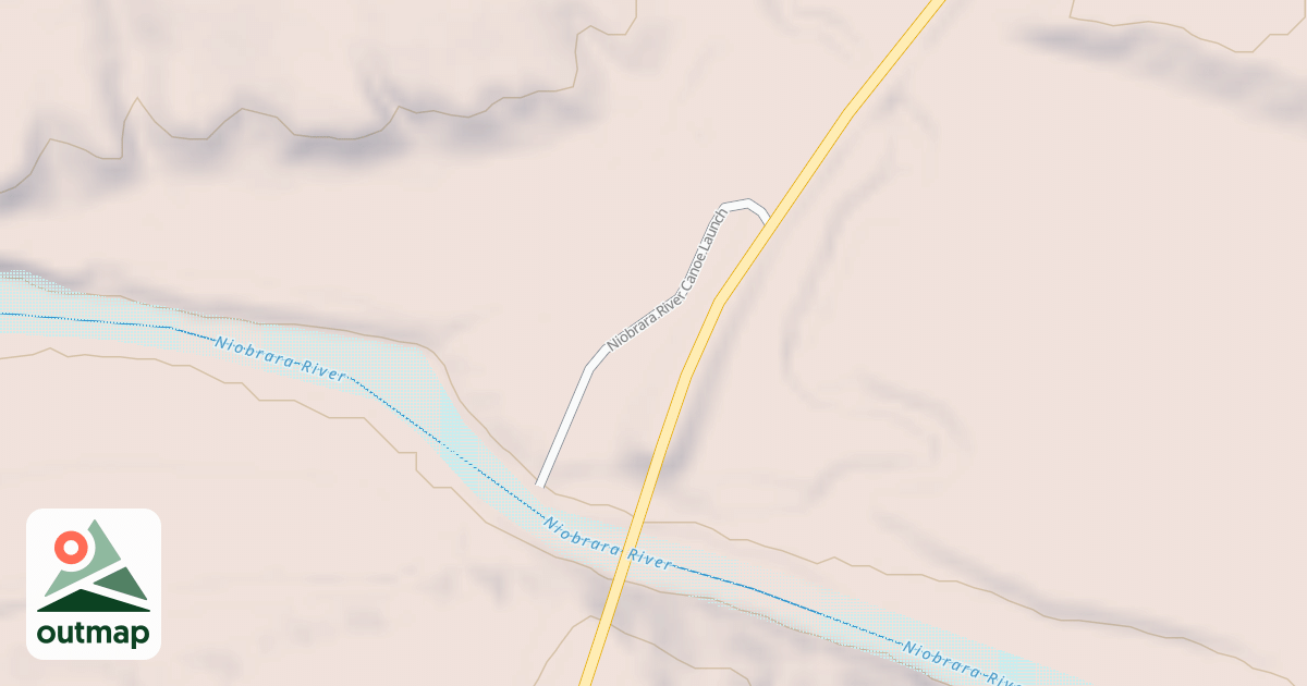Map of NIOBRARA RIVER CANOE LAUNCH
