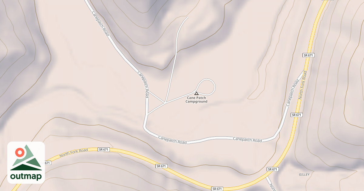 Map of CANE PATCH LOOP