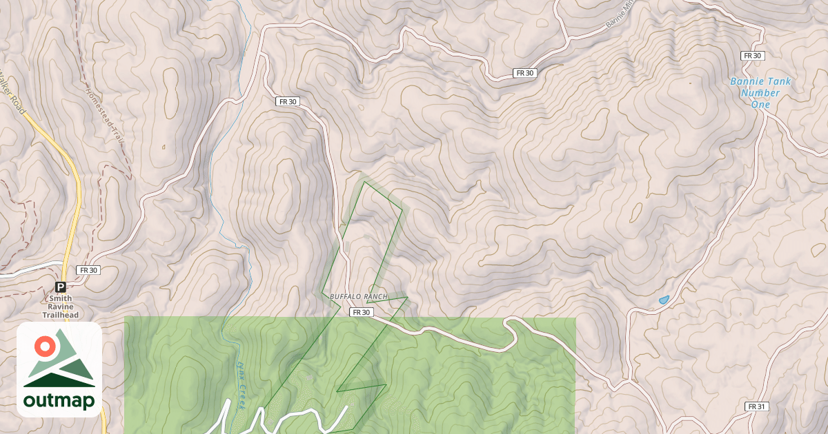 Map of BANNIE MINE