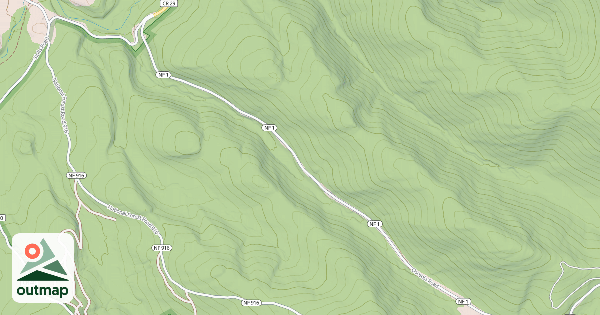 Map of OSCEOLA