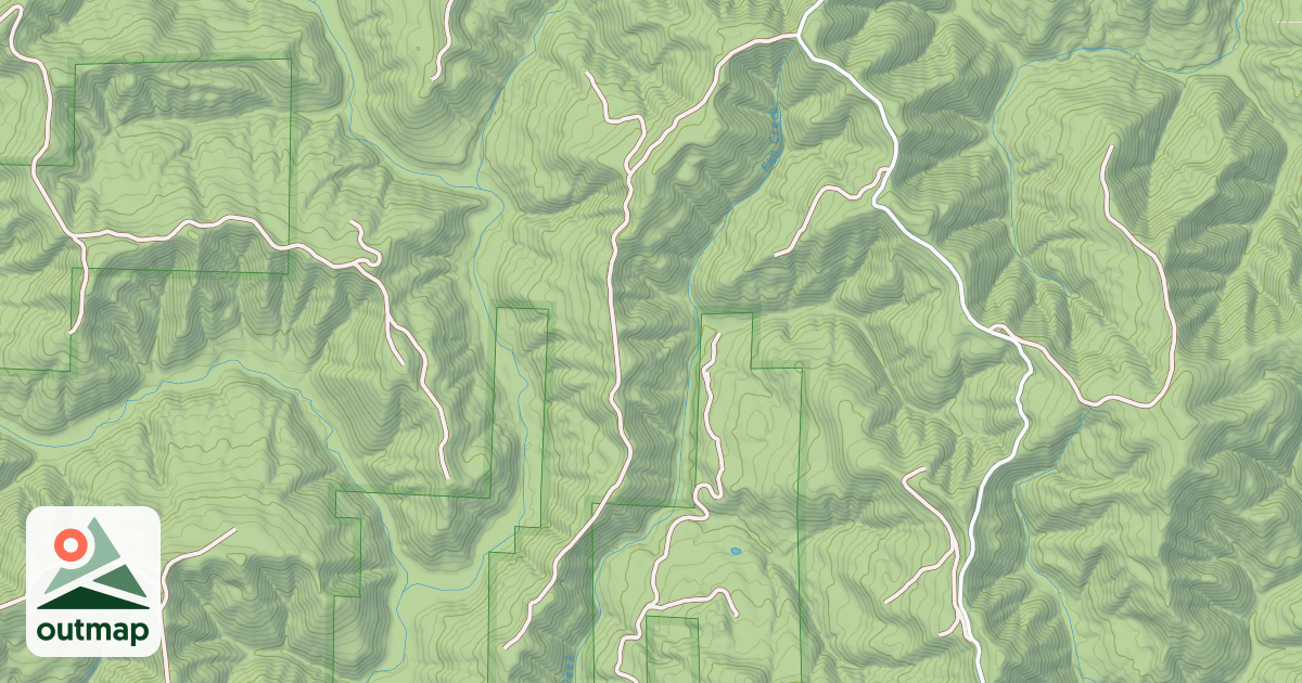 Map of USFS National Forest System Roads {66C14C86-A839-4D44-A548-B71950C7B99D}