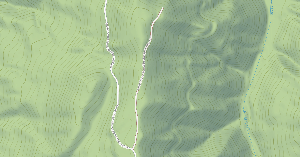 Map preview of USFS Motor Vehicle Use Map Roads {CD66B956-87E5-4068-BA03-D9324386A794}
