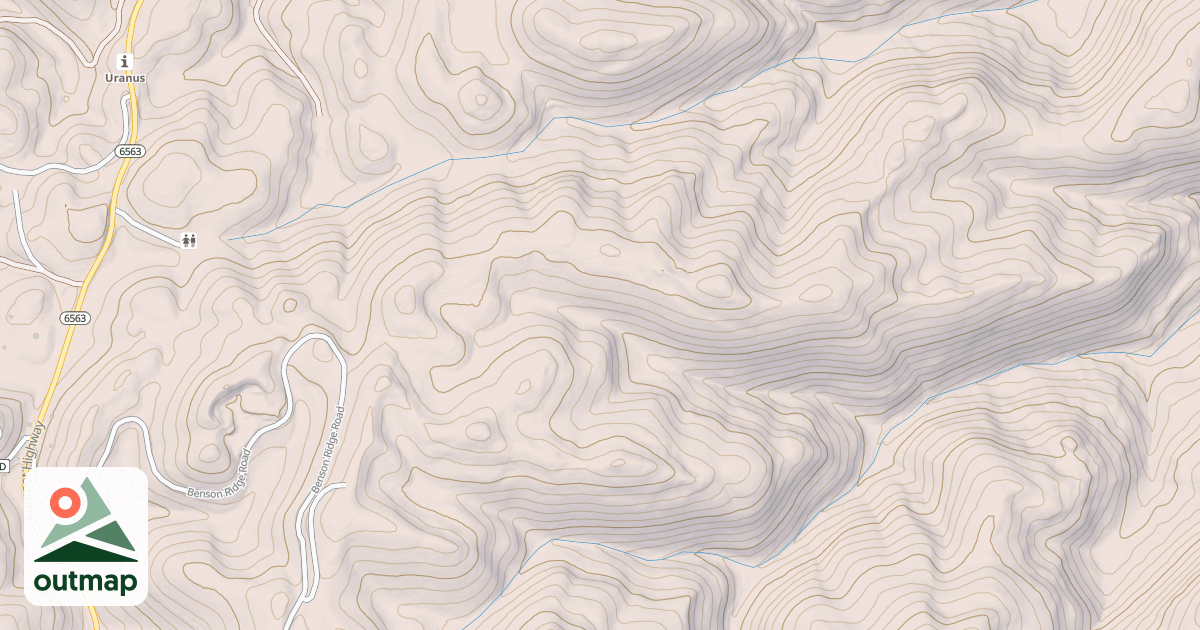 Map of SEEP CANYON