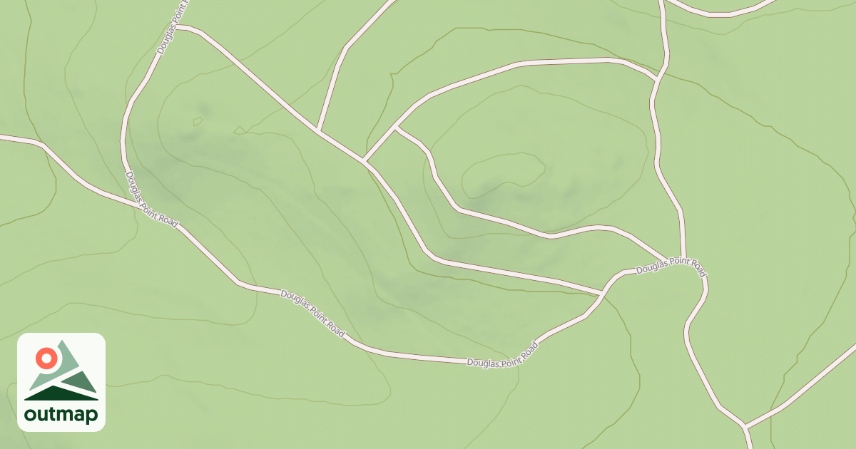 Map of DOUGLAS POINT ROAD