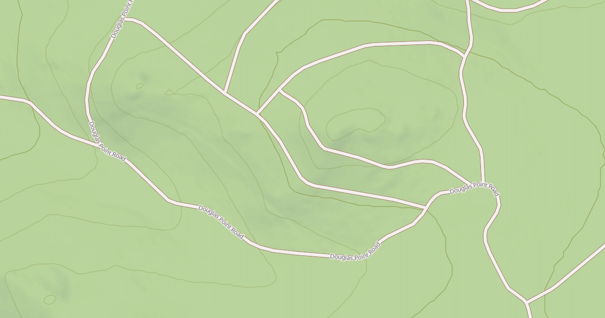 Map preview of DOUGLAS POINT ROAD