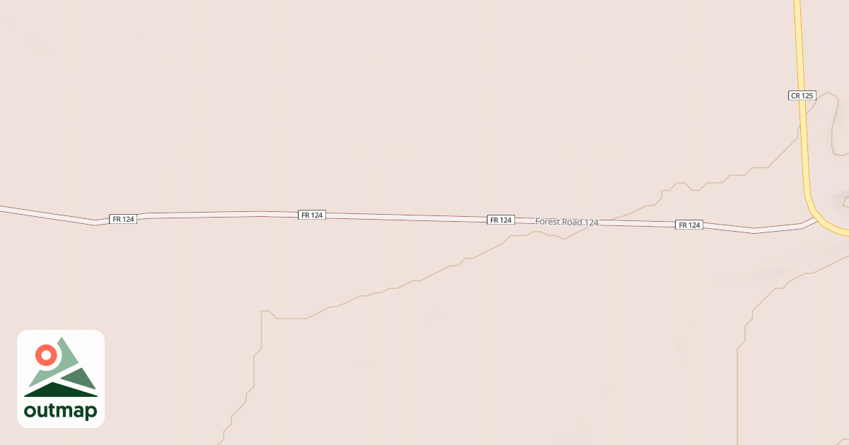 Map of ROAD 124