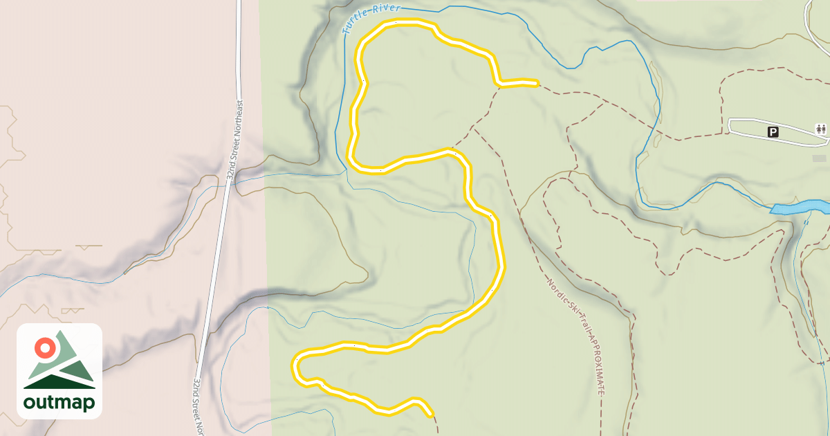 Map of Nordic Ski Trail