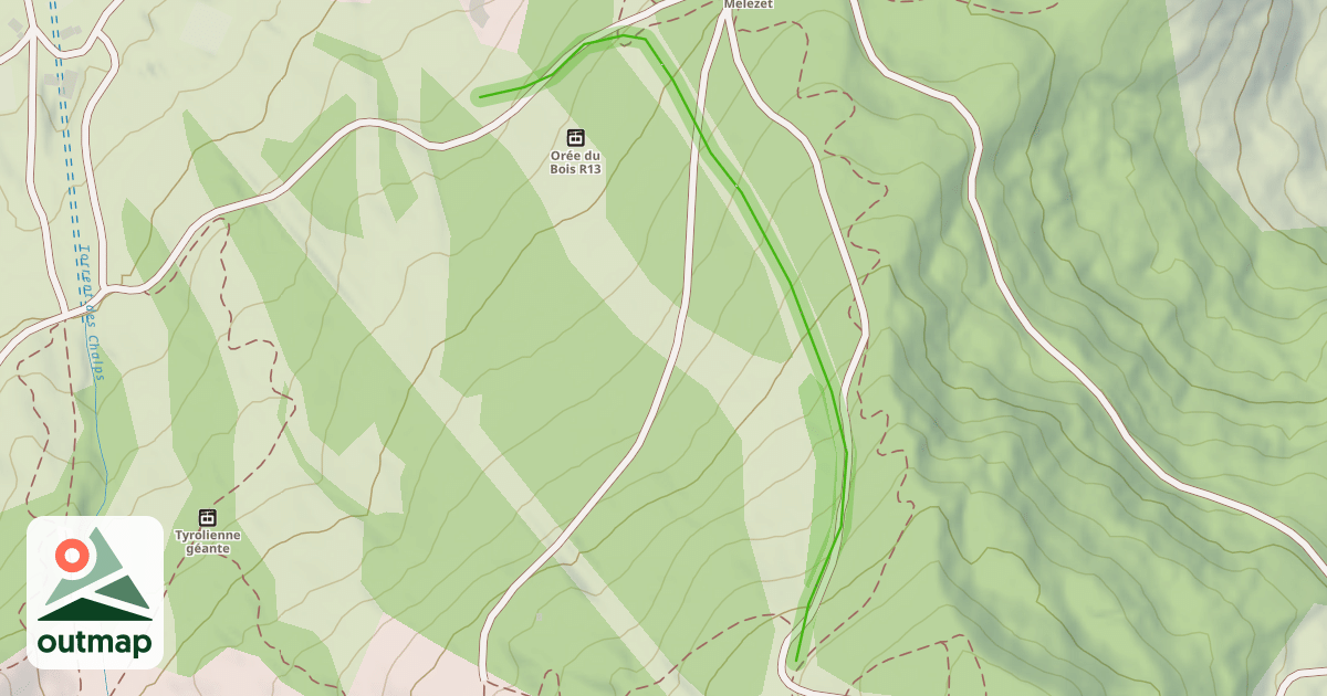 Map of Faucon