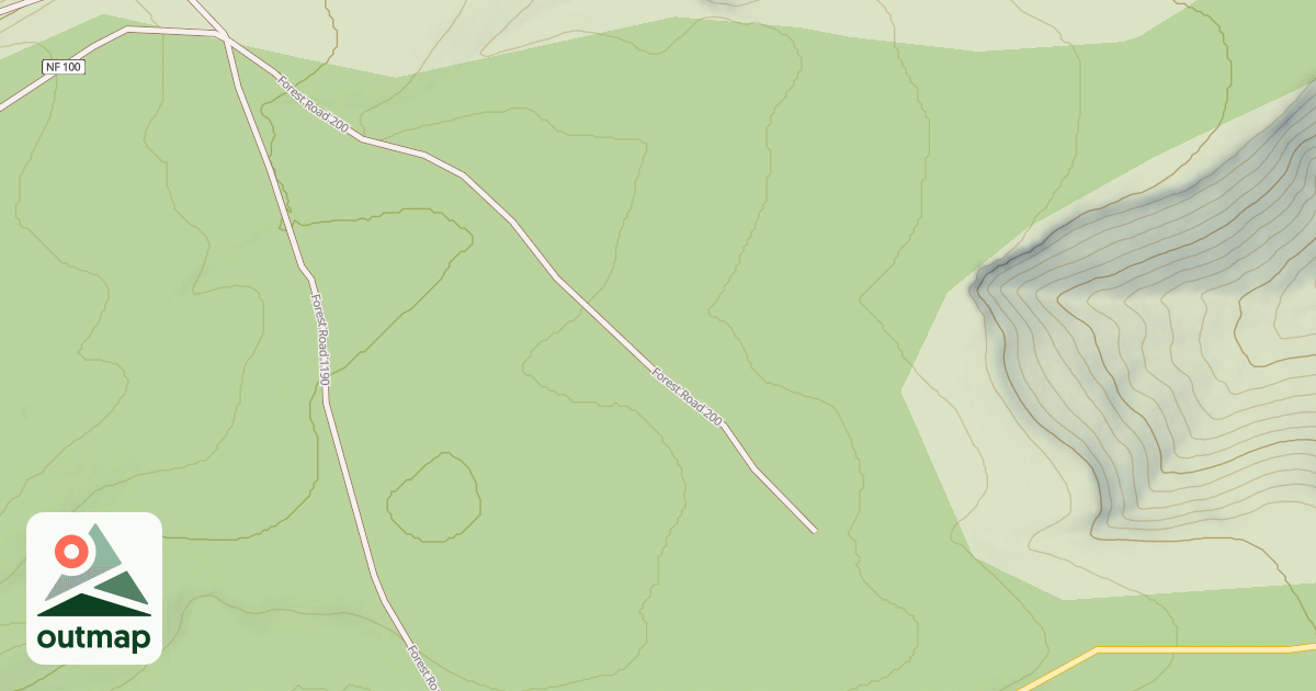 Map of USFS Motor Vehicle Use Map Roads {09B002F0-501D-4B25-9D16-0E4599CBCCD1}