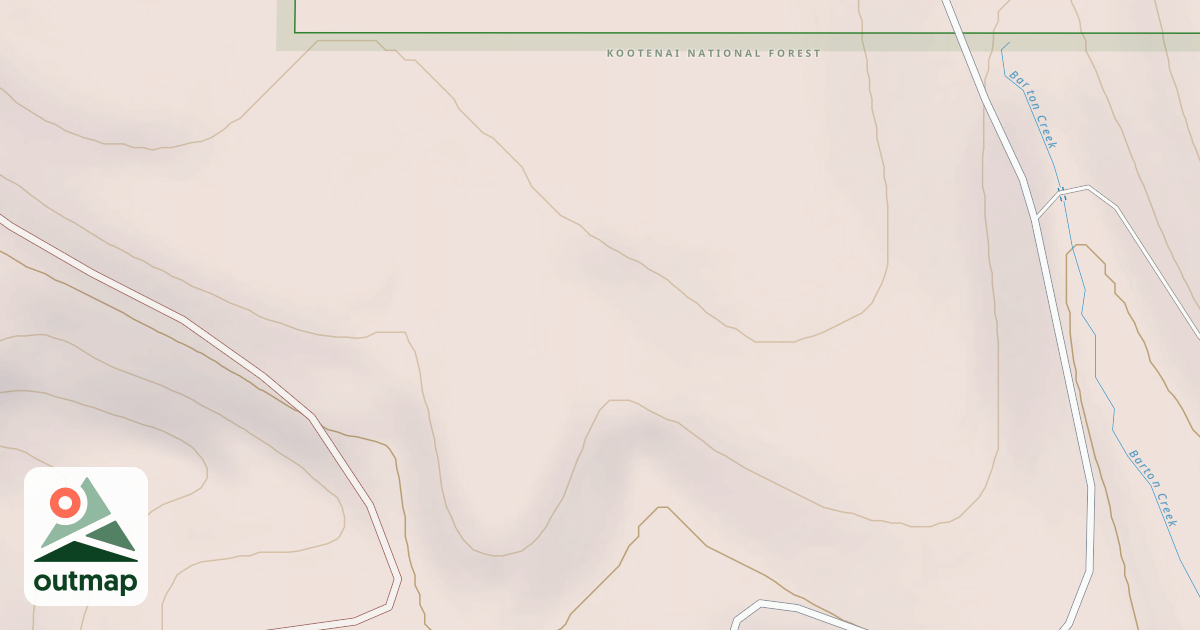 Map of BURTON CREEK F