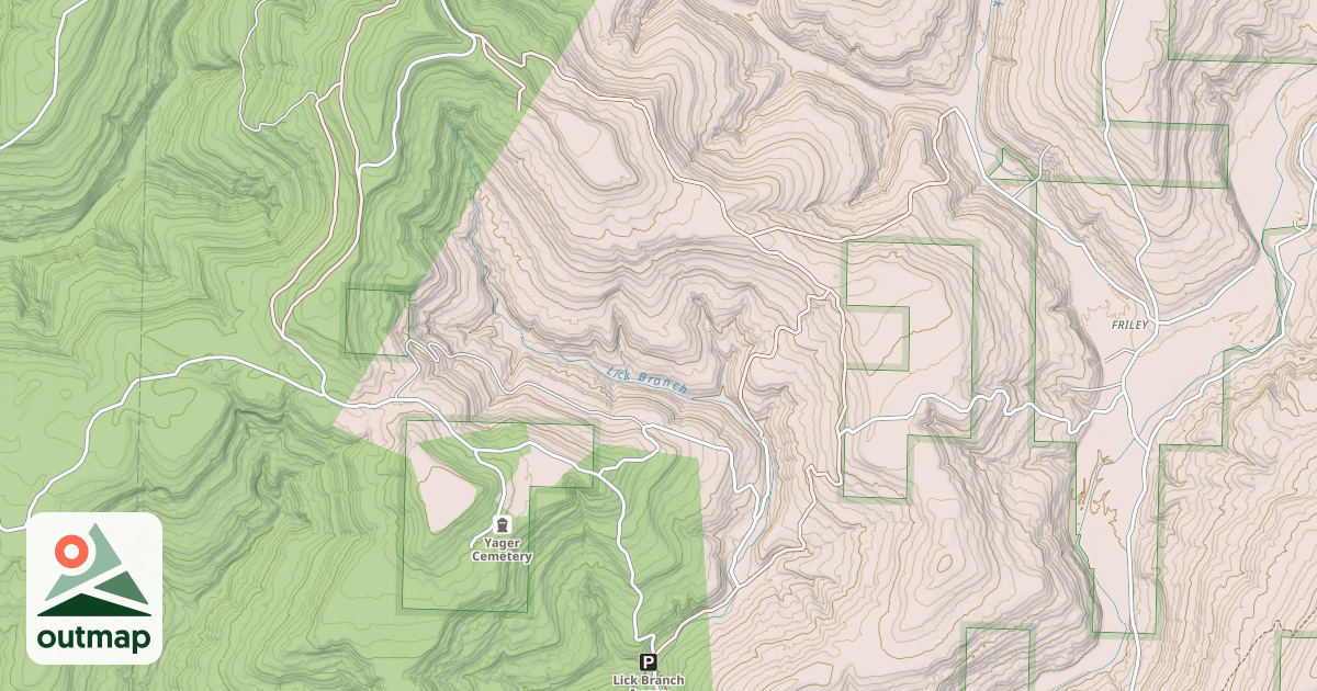 Map of PEA RIDGE