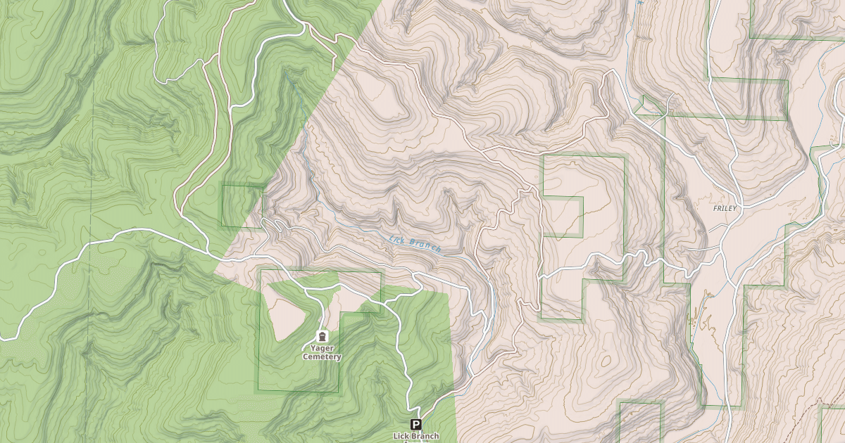 Map preview of PEA RIDGE