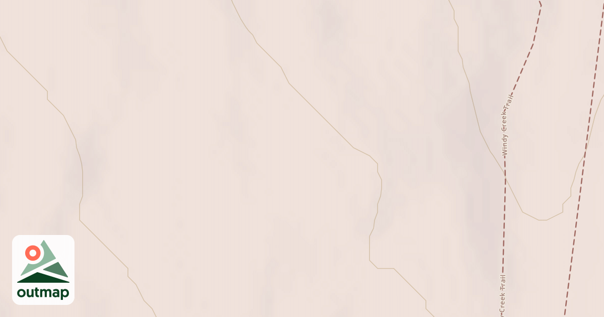 Map of Windy Creek Subsistence Ohv Trail