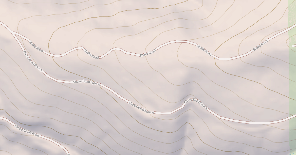 Map preview of SHAKE SPUR A