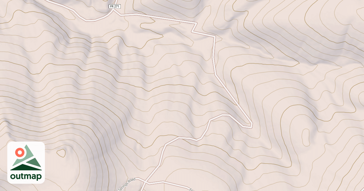 Map of USFS Motor Vehicle Use Map Roads {2630C541-10E7-4861-B3CC-B22D05D10D82}