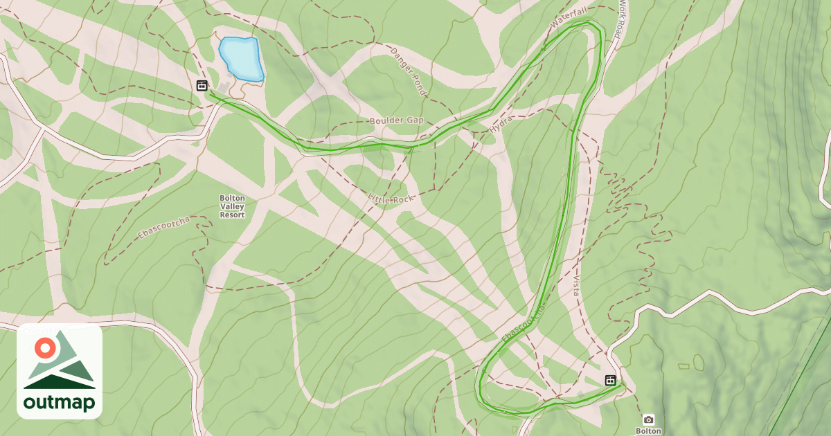 Map of Sherman's Pass