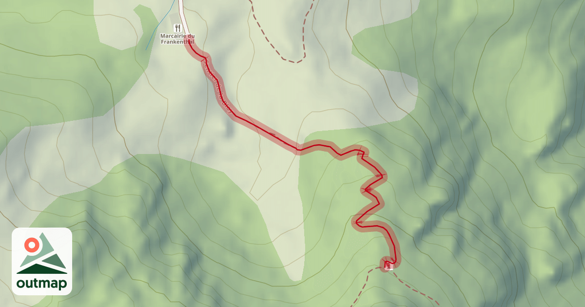 Map of Sentier de la Bloy