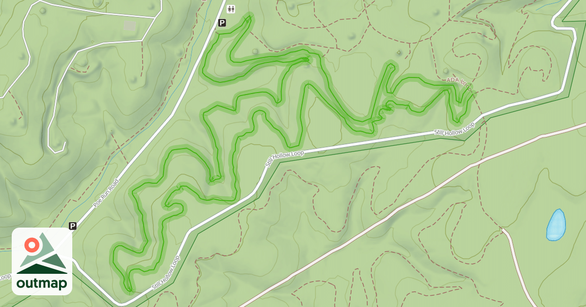 Map of Black Forest Mountain Bike Trail