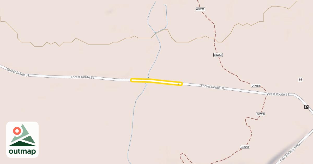 Map of Forest Route 31