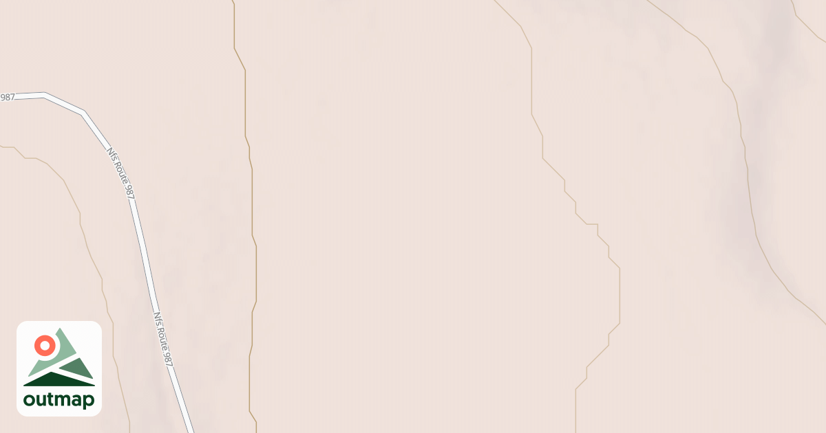 Map of EAST CREAM CREEK M