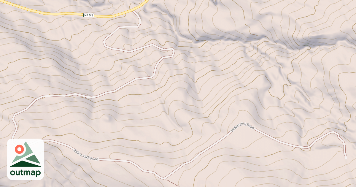 Map of INDIAN DICK