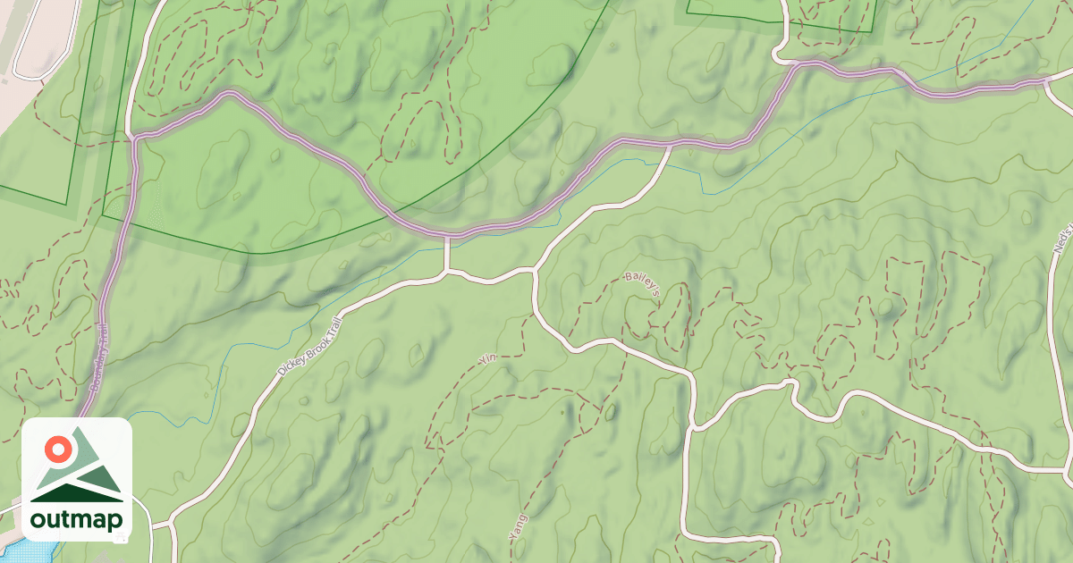 Map of Boundary Trail